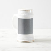 Chope À Bière Texture d'acier inoxydable avec des points (Devant gauche)