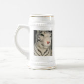 Chope À Bière Tigre blanc 1, Stein (Gauche)