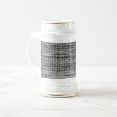 Chope À Bière Tissu gris Bière Stein (Devant gauche)
