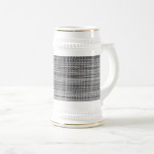 Chope À Bière Tissu gris Bière Stein (Devant droit)