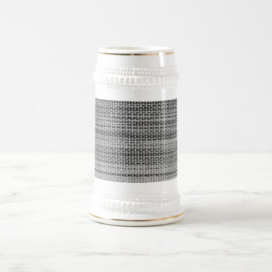Chope À Bière Tissu gris Bière Stein (Centre)