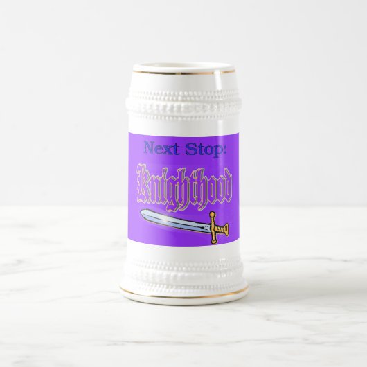 Chope À Bière Titre de chevalier Stein (Centre)