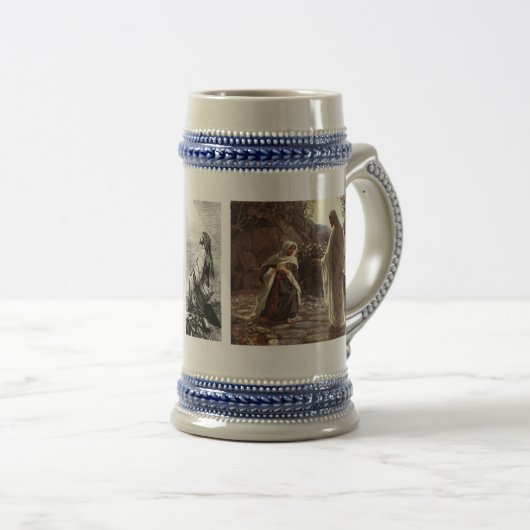 Chope À Bière Tombe, vanité, rivière de la vie (Devant droit)