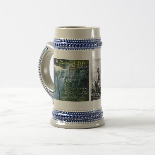 Chope À Bière Tombe, vanité, rivière de la vie (Devant gauche)