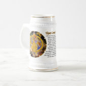 Chope À Bière Topaze Dragon Cosmique (Devant gauche)