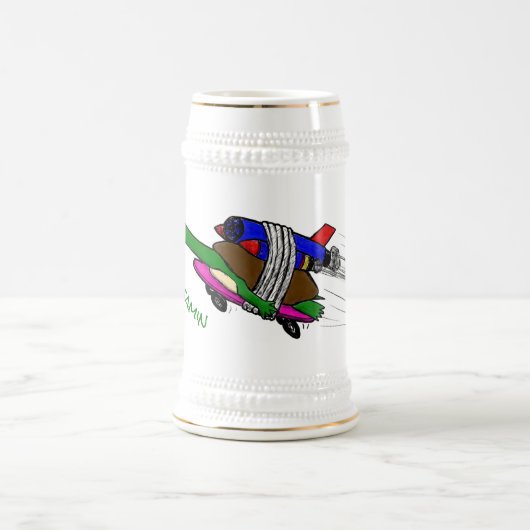Chope À Bière Tortue volante (Centre)