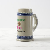 Chope À Bière Touchdowns ou Tutus Genre Reveal (Devant droit)