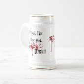 Chope À Bière Touchez cette bière et mourez (Devant gauche)