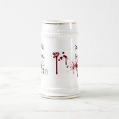 Chope À Bière Touchez cette bière et mourez (Centre)