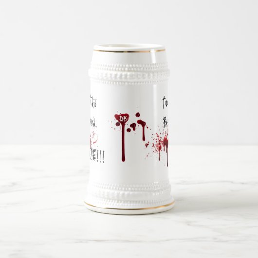 Chope À Bière Touchez cette bière et mourez (Centre)