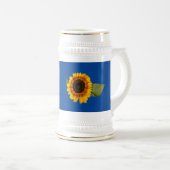 Chope À Bière Tournesol (Devant droit)