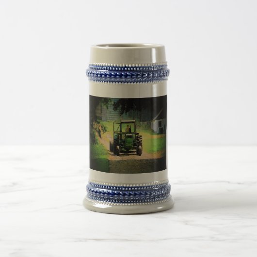 Chope À Bière Tracteur Stein (Centre)