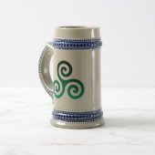 Chope À Bière Triskele vert (Devant gauche)