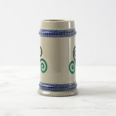 Chope À Bière Triskele vert (Centre)