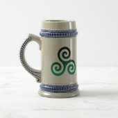 Chope À Bière Triskele vert (Gauche)