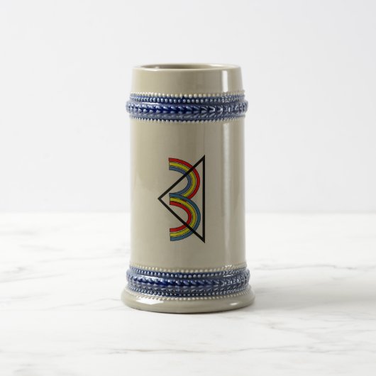 Chope À Bière TROISIÈME AGER Beer Stein (Centre)