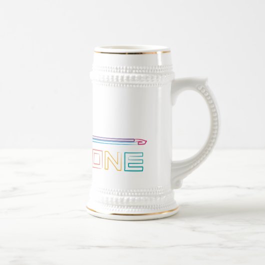 Chope À Bière Trombone d'arc-en-ciel (Droite)
