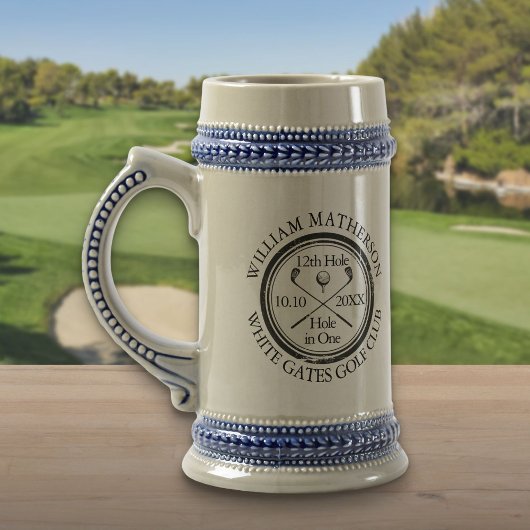 Chope À Bière Trou personnalisé dans un golf classique