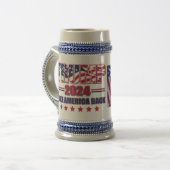 Chope À Bière Trump 2024 : Reprendre l'Amérique (Devant gauche)