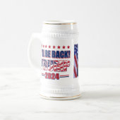 Chope À Bière Trump 2024 sera de retour (Devant gauche)