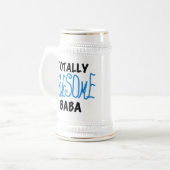 Chope À Bière Tshirts et cadeaux Baba absolument géniaux (Devant gauche)