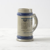 Chope À Bière U.S.A. 14ème Président (tasse collectable) (Devant droit)