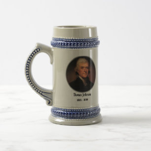 Chope À Bière U.S.A. 3ème Président (tasse collectable)