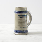 Chope À Bière U.S.A. 7ème Président (tasse collectable) (Devant droit)