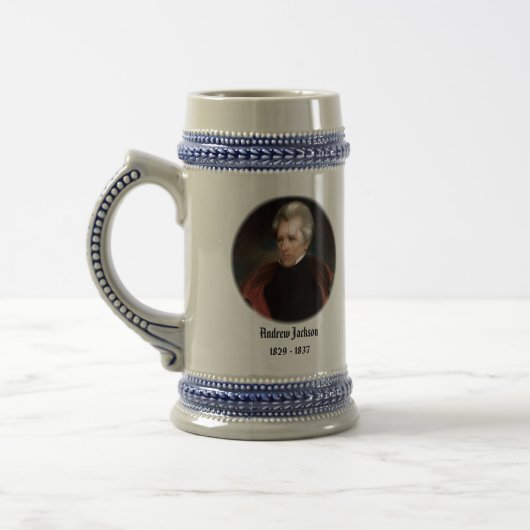 Chope À Bière U.S.A. 7ème Président (tasse collectable) (Gauche)
