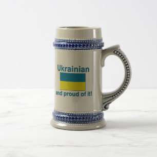 Chope À Bière Ukrainien fier