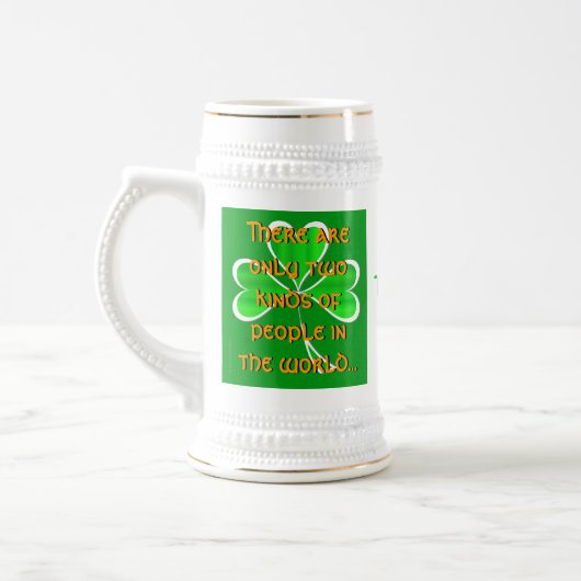 Chope À Bière Un Irlandais (Gauche)