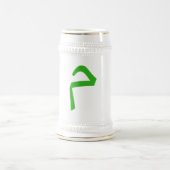 Chope À Bière Urban Graffiti Text Art Beer Stein (Centre)