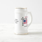 Chope À Bière US Soccer Custom 2026 TOUTE ANNÉE (Devant droit)
