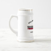 Chope À Bière USS Belleau Wood, LHA-3, dates personnalisables se (Gauche)