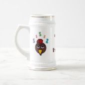 Chope À Bière Vache Brown à brun de poulet (Gauche)