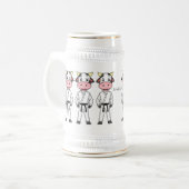 Chope À Bière Vache mignonne en combinaison kung fu (Devant gauche)