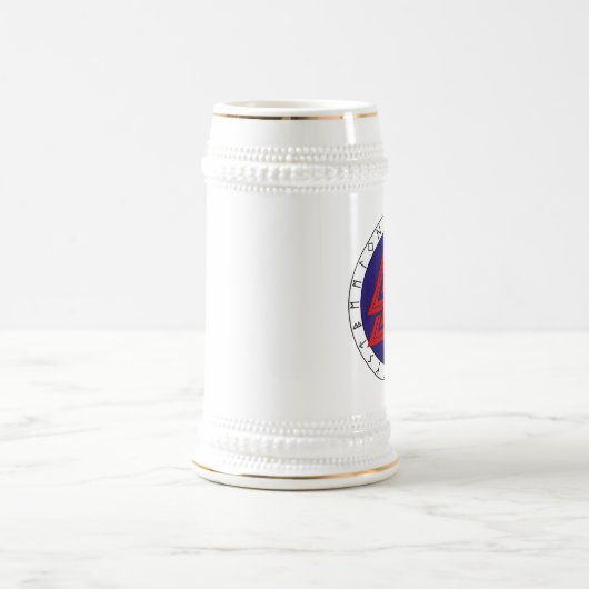 Chope À Bière Valknot buvant Stein (Centre)