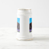 Chope À Bière Van Gogh Chat et fleurs (Centre)