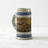 Chope À Bière Van Gogh Paysage avec Maison et Plowman (Devant gauche)