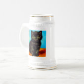 Chope À Bière Van Gogh Style Pouting Kitten (Devant gauche)