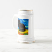 Chope À Bière Van Gogh Style Starry Night Cat (Devant gauche)