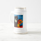 Chope À Bière Van Gogh Tuxedo Cat (Devant gauche)