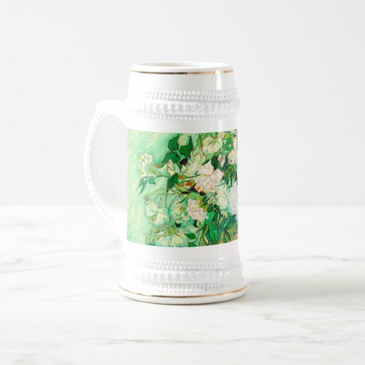 Chope À Bière Van Gogh White Roses (Devant gauche)