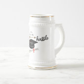 Chope À Bière Vaut la peine Hassle Graduation Stein (Devant droit)