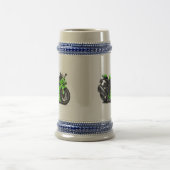 Chope À Bière Vélo vert de Ninja (Centre)