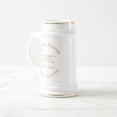 Chope À Bière Vénérable Maître Maçonnique (Devant gauche)