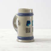 Chope À Bière Venmo paypal scan pour payer ajouter q r code logo (Devant gauche)