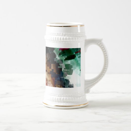 Chope À Bière Vent foncé centré sur le cube (Droite)
