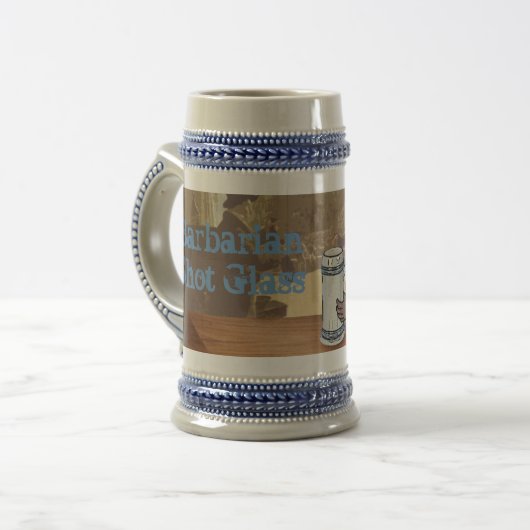 Chope À Bière Verre de tir barbare (Devant gauche)