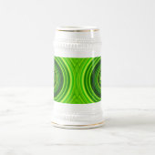 Chope À Bière Vert géométrique Mandala-25436 (Centre)